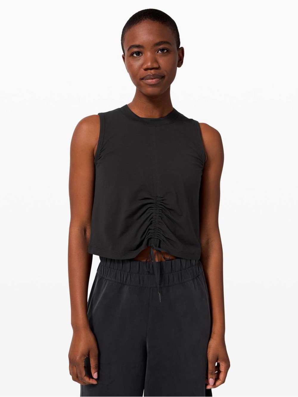 Lululemon Cinch Me Up Front Tank | Size 4 | Black